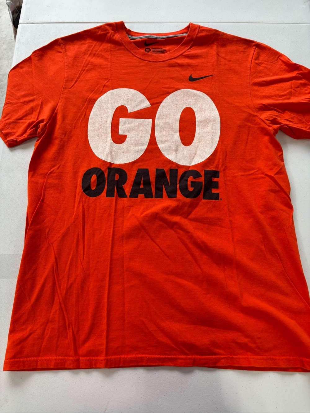 Nike Orange Short Sleeve 'GO ORANGE' Graphic Tee